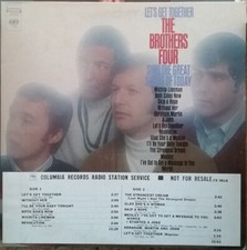 The Brothers Four - Let's Get Together - Columbia - CS 9818 - LP, Album, Promo 1