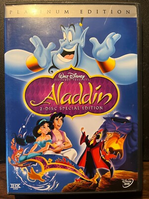 #ad Aladdin DVD 2004 2 Disc Set Special Edition Very Good $7.49