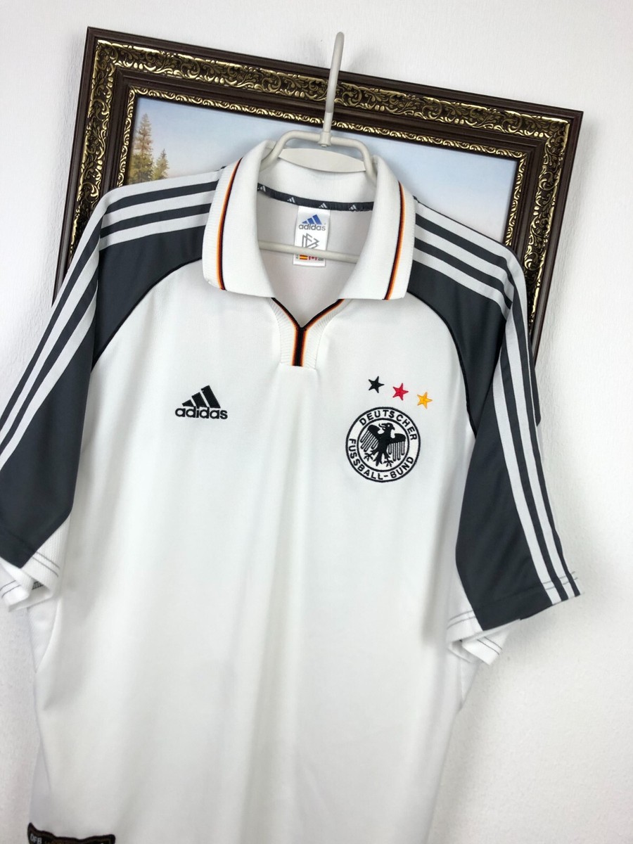 Germany Home football shirt 2000 Soccer Adidas Jersey White