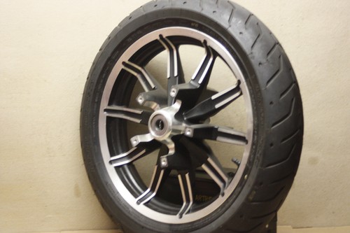 HARLEY 17X3.00 FRONT DUEL DISC IMPELLER MAG RIM 2019 TOURING MODELS FLHT FLHX FL - Picture 4 of 7