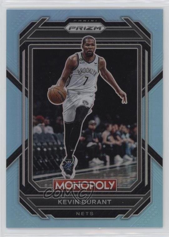 2022-23 Panini Prizm Monopoly Light Blue Prizm 152/199 Kevin Durant #7 0u2j
