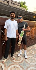BABAR AZAM ORIGINAL MATCH BATs & GLOVES COLLECTION .