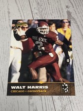 1996 Score Board Walt Harris #149 Rookie Football Card Chicago Bears. rookie card picture