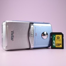 Vivitar Vivicam 3815 4.0MP Compact Digital Camera Blue Tested