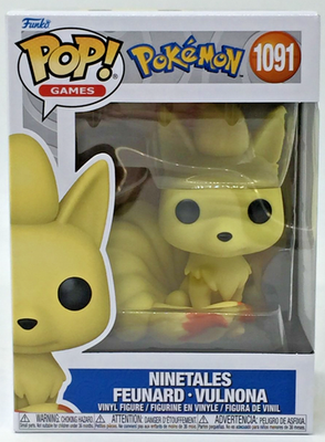 Funko Pop! Pokémon Games Ninetales #1091 Feunard Vulnona With Pop
