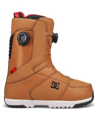 DC Control Double Boa Snowboard Boots, Men's Size 10.5, Wheat Brown New 2026