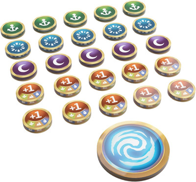 Altered Premium Markers - Officially Licensed, 26-Piece Acrylic Game Tokens for