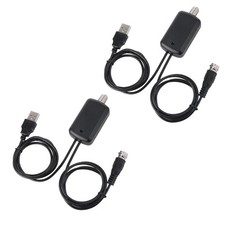 2pcs HDTV Antenna Amplifier Signal Booster TV High Gain Low Operating Current