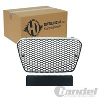 Diederichs KÜHlergrill Grill Schwarz Chrom Passend FüR Audi A5 Rennsport Look