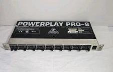 Behringer Powerplay Pro-8 8-Channel High/Power Headphone Amplifier Amp HA8000