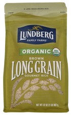 Lundberg Brown Long Grain Organic Rice 32 oz Pack of 6 