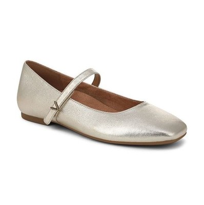 New Vionic Alameda Mary Jane Flat Women s Leather Comfort Shoe Orthotic Support