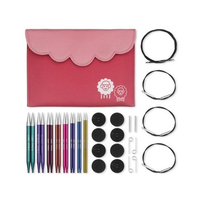 KnitPro Zing Deluxe Interchangeable Needle Set 5'' (13cm) | 8 US... Fast USA SHIP