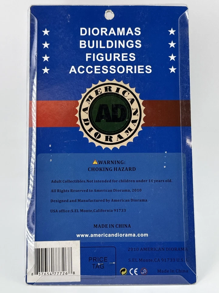 AMERICAN DIORAMA 1:18 Mujer Dama Figura Vestido Rojo Pintado a Mano Foto 4 de 4