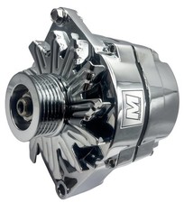 Ultra Series Gm 10si Alternator Chrome 140 Amp 6 Rib Serpentine Pulley Fan