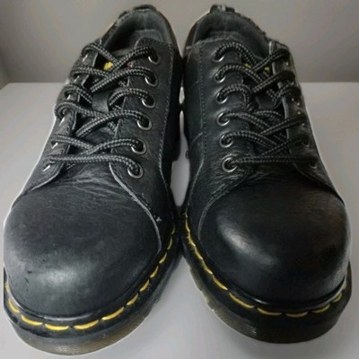 Dr. Martens Steel Toe Work Shoes Black Size 7 L