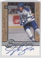1999-00 Upper Deck Prospects Signatures of Tradition Taylor Pyatt #TP Auto 1s7