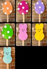 Easter Wooden Yard Decoration Set-handmade