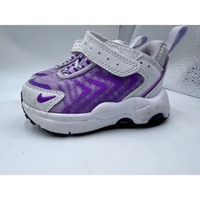 Nike Air Max TW Toddler Shoes White Purple Wavy DQ0298-101 Size 4C Sneaker