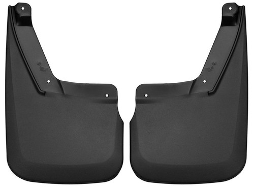 Husky Liners 58201, 2 Pack Black Plastic Fits 15- Suburban Front Mud Flaps Perfo - Picture 3 of 10