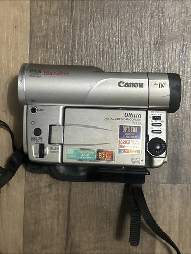 Canon Ultura A MiniDV Digital Video Camcorder 2.5" LCD 16x Optical Zoom (H7A*) - Picture 2 of 23