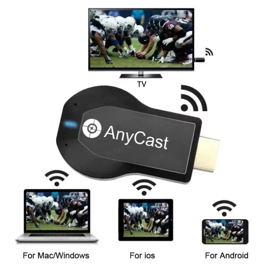 M2 Plus HDMI-Compatble TV Stick WIFI Display TV Dongle Receiver for IOS Android - Image 2 of 4