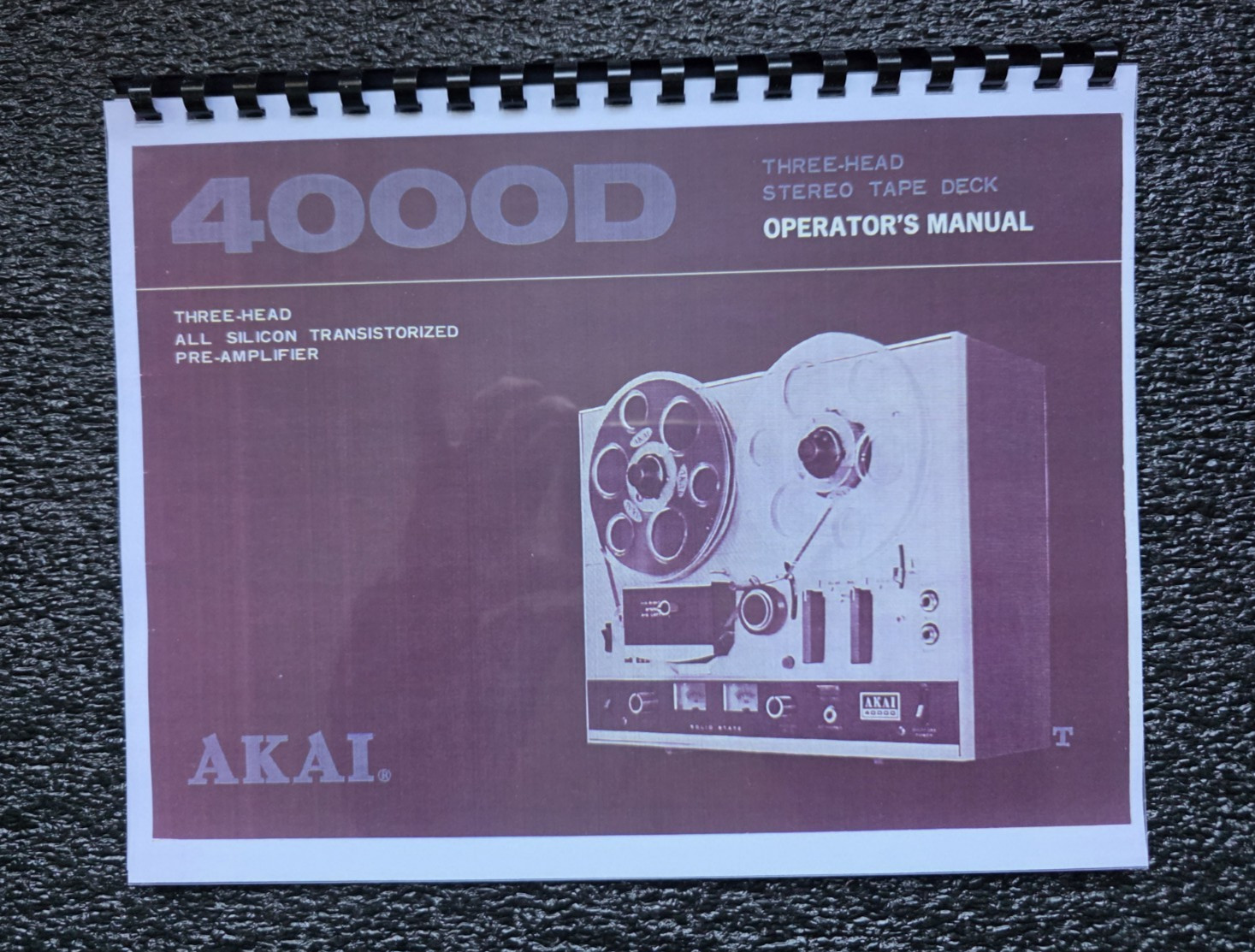 Akai 4000D vintage audio equipment - eBay listing photo 3