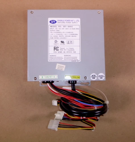 SPI-300G Genuine Sparkle Power 300-Watts Power Supply NEW