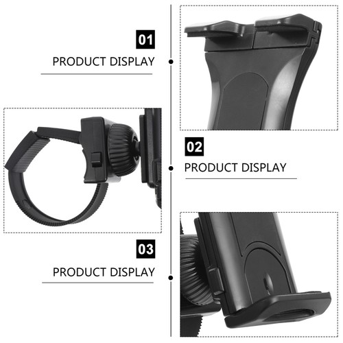 Tablet Stand Holder Treadmill Mount Mobile Phone for Stroller Clamp - 第 3/12 張圖片