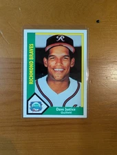 1990 CMC Pro Cards Baseball Dave Justice #9 Richmond Braves