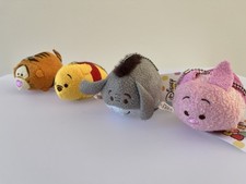 Disney tsum tsum mini plush Winnie The Pooh, Tigger, Eeyore, Piglet Lot