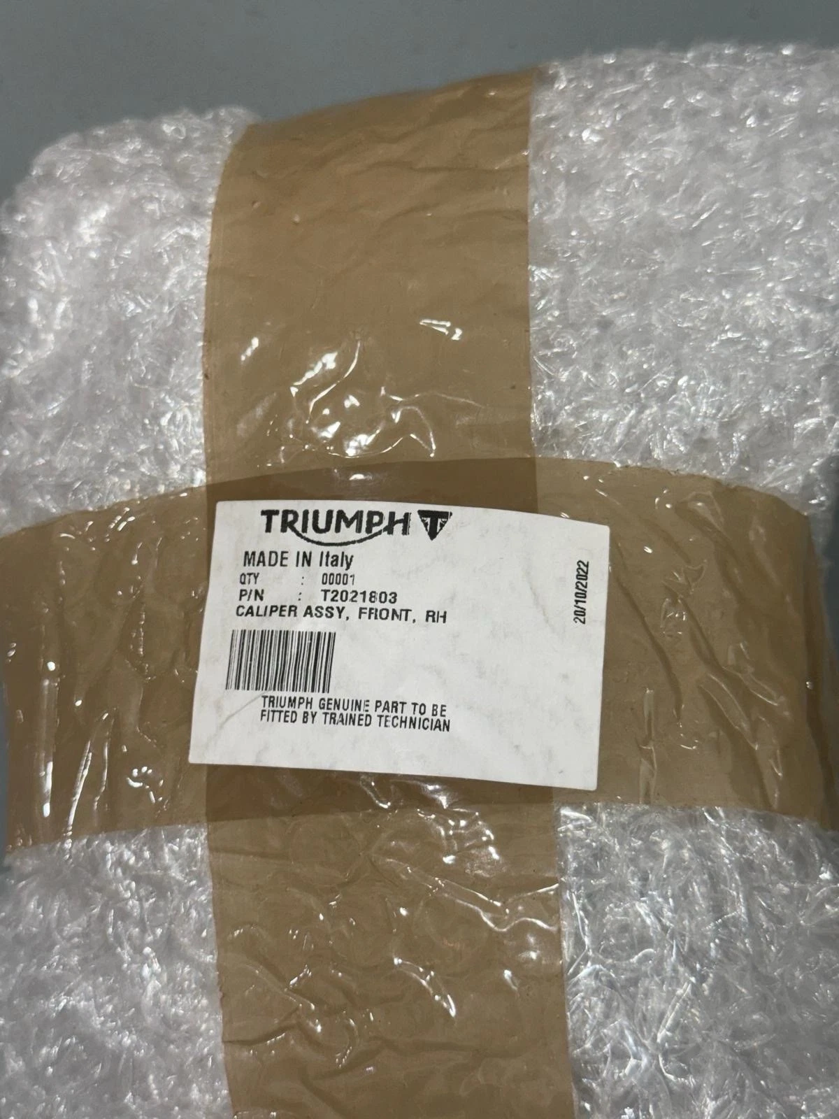 Triumph Brembo Bonneville Bobber Speedmaster Front Right Brake Caliper T2021803 2