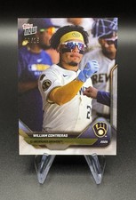 2025 Topps Now Road To Opening Day William Contreras Gold Foil #9/25