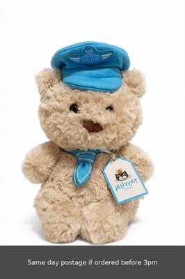 Jellycat x Harrods Bartholomäus Bär Pilot Junior Plüsch exklusiv - Einzelhandelswert 