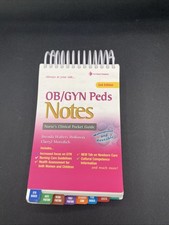 OB/GYN Peds Notes: Nurses Clinical Pocket Gui...
