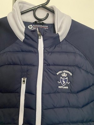 Royal Liverpool HoyLake  - Sunderland of Scotland MENS Golf Jacket Large Navy