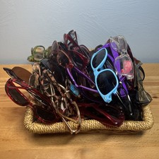 Sunglasses  Eyeglasses Frames Bulk Eyewear Lot of 42 Total Mixed Lot 2.5lbs