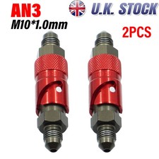AN3 Quick Release Disconnect Dry Break Coupling Fitting Connector Brake Hose 2X