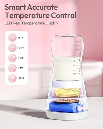 W-MAXA Portable Bottle Warmer w-maxa Fast Baby Travel Bottle SM-2301 - White