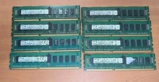 LOT OF 8 SAMSUNG 4GB 1Rx4 PC3L-10600R M393B5270DHO-YH9