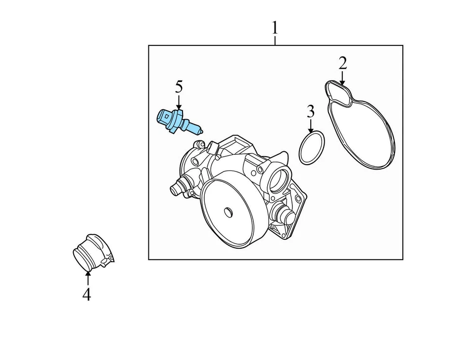 BMW 435I XDRIVE 2015-2016 gran cupé - sensor de temperatura de refrigerante/aceite 1433076 Foto 3 de 4