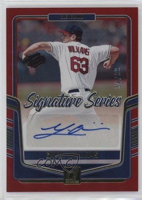 2024 Panini Donruss Signature Series Red /99 Gavin Williams Rookie Auto RC 0hv6