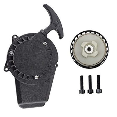 Heavy Duty schwarzer Rückstoßstarter zum einfachen Starten von 43cc bis 49cc Motoren