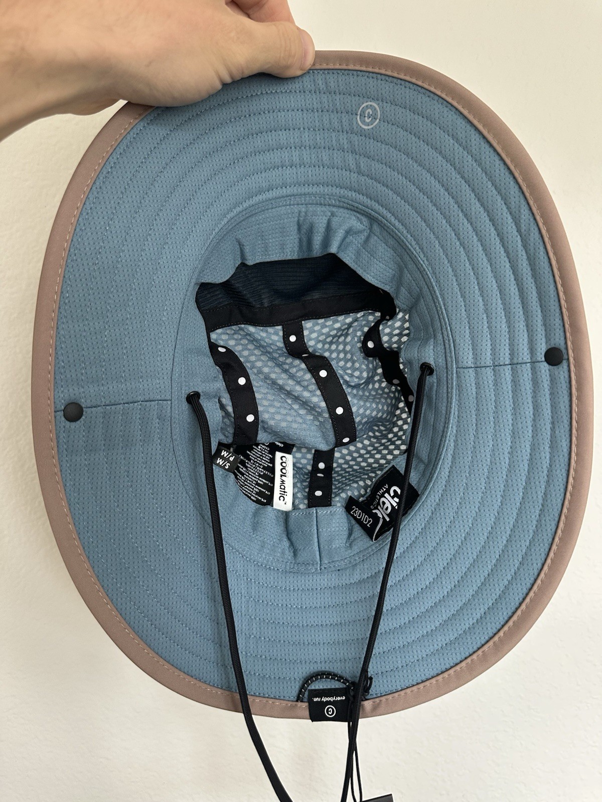 Ciele Bucket Hat Cap BNDCKHat Carbon Iconic VC Blue 5 Panel Size S/M Coolmatic