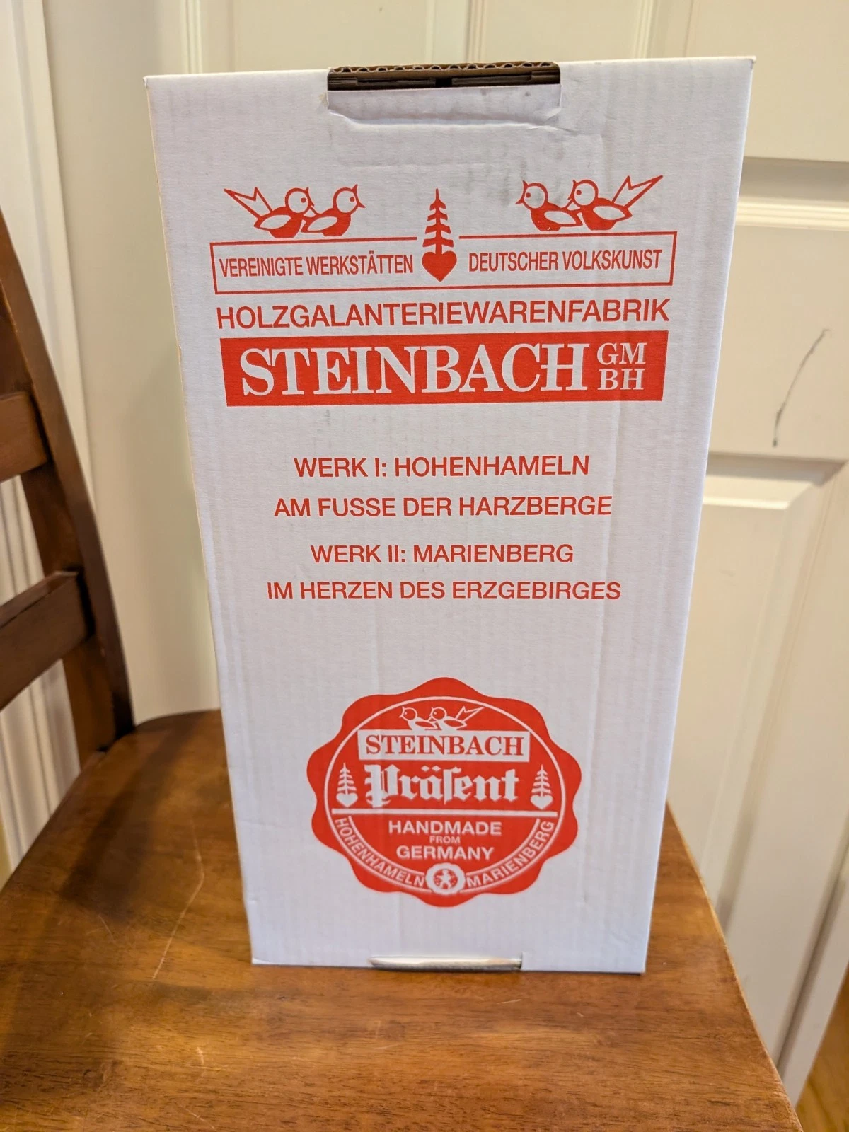 NOS Steinbach S851 Nutcracker "The White Rabbit" Signed - Germany 17" 1998