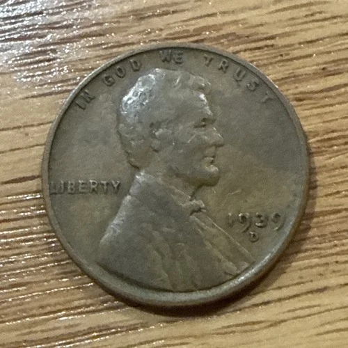 1939 D Fine Wheat Penny