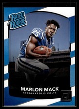 Marlon Mack 2017 Donruss Rated Rookie Card #302. rookie card picture