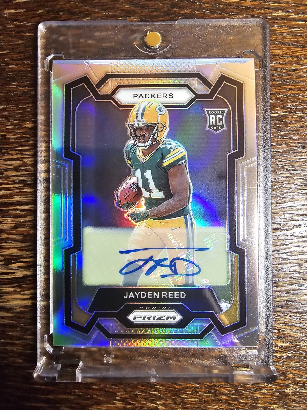 2023 Panini Prizm Jayden Reed Autographs Prizm Silver Auto Rookie RC #334