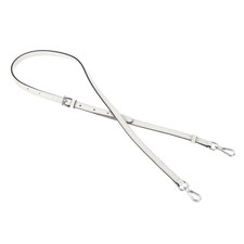 Leather Adjustable Replacement Bag Straps, Beige, Silver Buckle