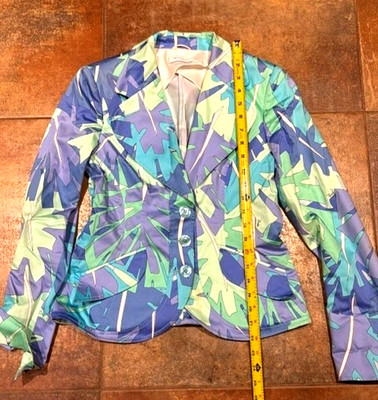 Women's Emilio Pucci jacket, blue/green size XS/S (US 8)